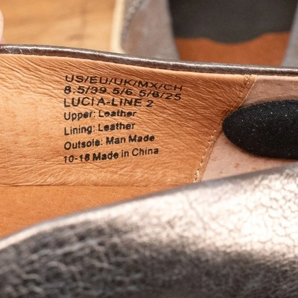 Gentle Souls Lucia A-Line 2 Espadrille Peep Toe Sandals Bronze Leather Women 8.5